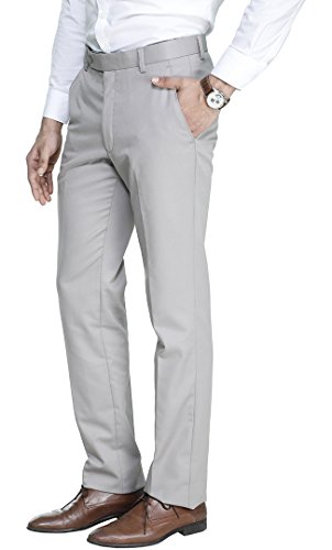 Image of MANQ Men's Slim Fit Formal Trousers