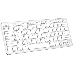 KARFUN Teclado Bluetooth,Teclado inalámbrico para iPad/iPad Air/iPad Pro/iPad Mini,iPhone, Tableta, teléfono Inteligente, computadora portátil,Windows/Android/iOS