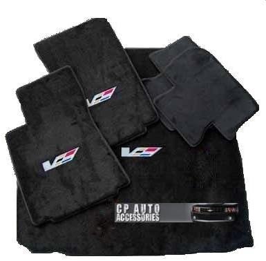 High-End Motorsports Cadillac CTS-V CTSV Ebony Trunk and Floor Mats Set 2009 2010 2011 2012 2013