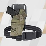 QLS with Mag Pouch | Quick Locking System Kit & Magazine Holster | Quick Draw Holsters | Plastic Fixing Back Clip 2.0 in/Belt Loop Adapter 2.25 in (QLS & Mid Ride Loop-Modular Leg Strap)