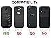 Wireless ProTech Case Compatible with CAT S42 and CAT S42 H+ Phones, Secure fit, Quick Release Latch and Heavy Duty Swivel Belt Clip Holster (Navy Blue)