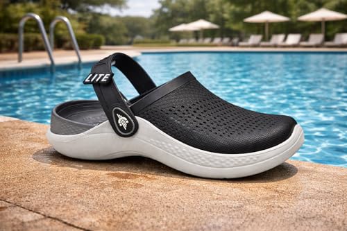 Image of PeniLo Men's Clogs Shoes | Lightweight EVA Slip-On Footwear with Anti-Slip Sole, Soft Cushion Comfort, Waterproof Garden & Casual Outdoor Sandals