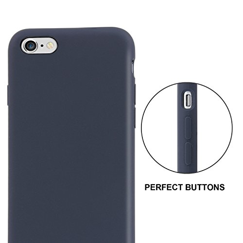 CIUTEK - Cover per iPhone 6/6S, in silicone opaco