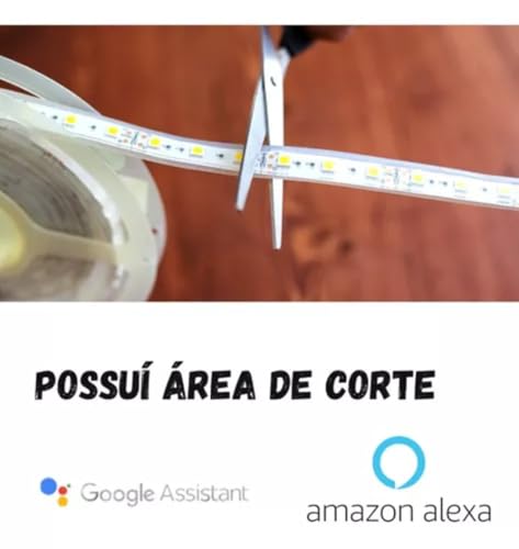 Kit Fita De Led Colorida Inteligente Wifi 5m Alexa Google