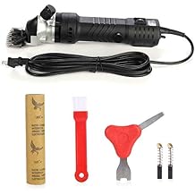 Electric Sheep Shears Clipper Trimmer 110V 450W Professional 6-Speed Goat Shearing Machine Hair Scissors Cutter for Sheep Animals Hair Shaving Fur Wool Farm Livestock Pet Grooming