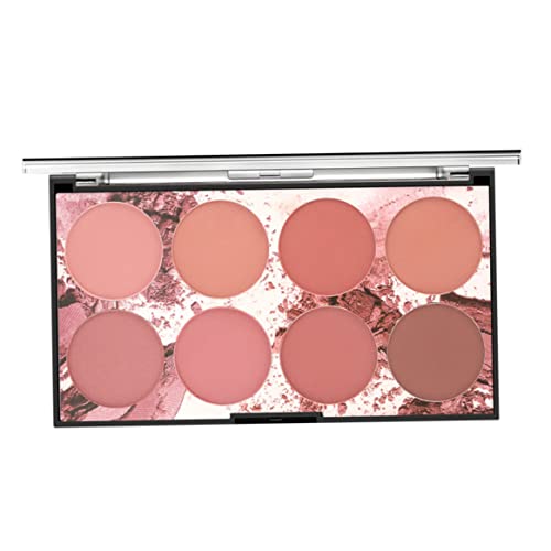 Miss Rose Blush Palette Makeup Blush Cream Palette Face Powder Blusher with 8 Blush 42G Blush pan
