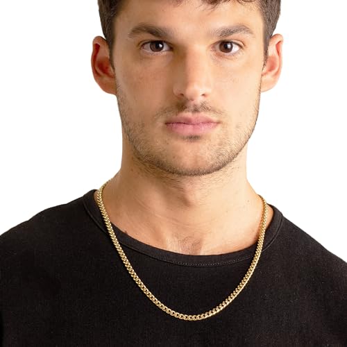 Invicta Jewelry Men's Curb Chain Stainless Steel Necklace (6mm-11.5mm) - 24"2