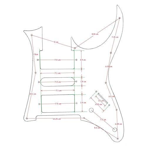 Pickguard guitare électrique RG350 remplace plaque rayée facilement