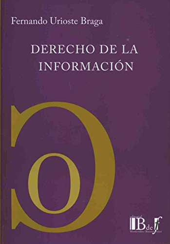 Portada de Derecho de la Informacion