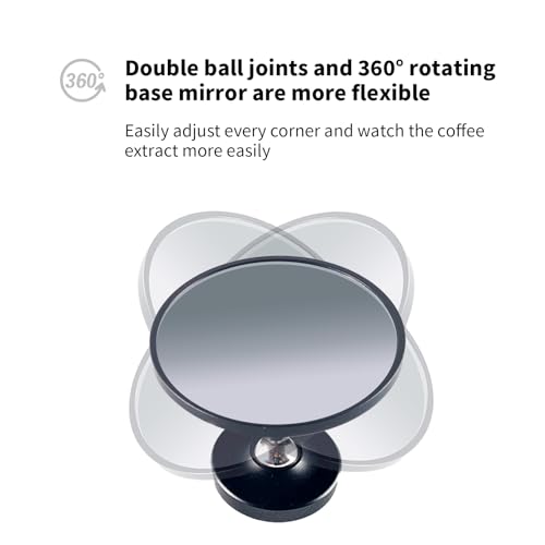 WDT Distribution Tool and Espresso Shot Mirror and 53.5mm Espresso Puck Screen for 54mm Breville Portafilter Filter Basket?3 in 1 Barista Tools Coffee Making Machine Accessories