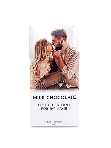 FLASETY - Regalo unico: cioccolato personalizzato con il tuo nome e foto - Dolce sorpresa per occasioni speciali