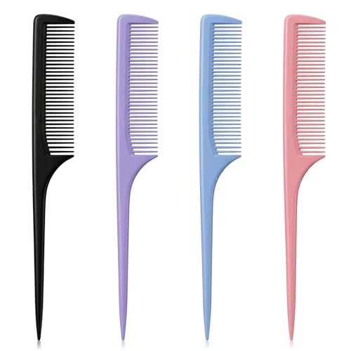 Pack de 4 peines para cabello resistentes al calor miniatura 1
