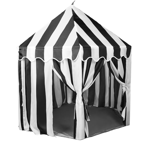 Vincreem Large Tent for Kids 55' X 53' Kids Playhouse Black...