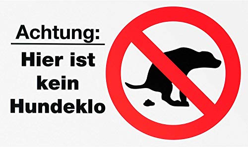 Cartello di avvertimento, cartello di sicurezza, nessun clacson per cani, videosorveglianza, privato, solo per ospiti, fuochi d'artificio, cane, 250 x 150 mm, Bianco