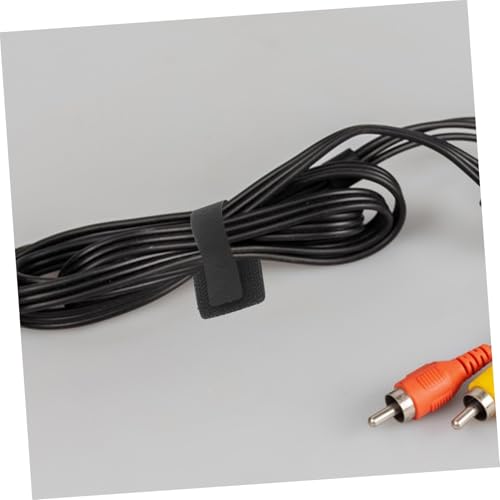 10 piezas de ataduras de cables reutilizables con adhesivo para organizar cables y cuerdas debajo del escritorio, cocina y oficina, cierre rápido y fácil para espacios ordenados miniatura 5