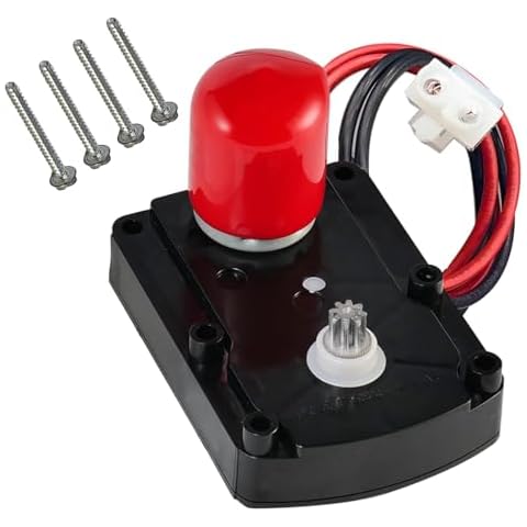 Hnemix Water Softener valve motor- Part # 7286039 7281291 7384691 WS26X10021，Water Softener Motor With Screws，Motor Control Switch Replacement Cover