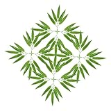 NUOBESTY 30 Stück Teiliges Künstliche Bambusblätter in Hellgrün Realistisch und Pflegeleicht Dekorative für Heim Partydeko für Kränze Girlanden und Hochzeitsarrangements