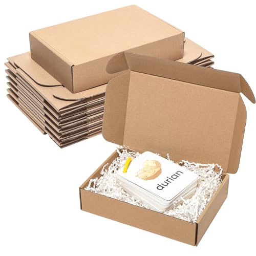 Wowxyz Shipping Boxes 9x6x2" 25 Pack - Brown Corrugated Cardboard