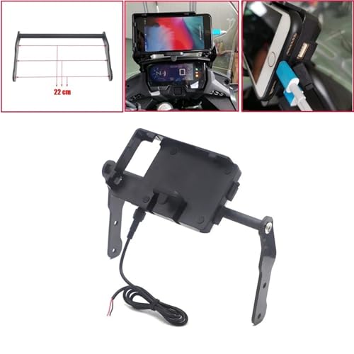 Support de navigation moto CB500X évite les reflets et chutes de GPS - 2