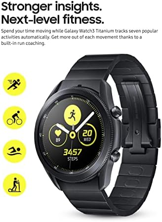 Amazon Com Samsung Galaxy Watch3 R840u Titanium Smartwatch 45mm Gps Only