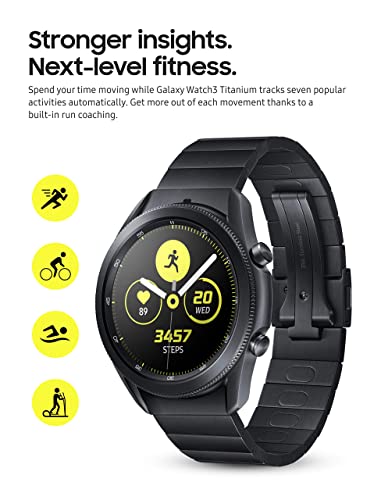 Samsung - Galaxy Watch3 R840U Titanium Smartwatch 45Mm Gps Only (Renewed) #TOP4