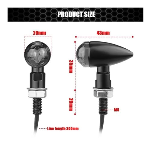 Clignotant moto LED pour remplacer vos feux d'origine défectueux - 3