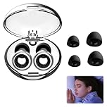 Kids Ear Plugs Noise Cancelling Earplugs for Sleep Ear Plugs for Concerts 2 Pairs with Reusable– 4 Replaceable Ears Tips(Blcak)