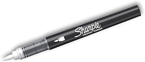 SHARPIE Akrilik markör, Fırça uç, Beyaz