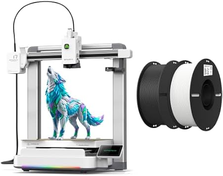 Creality SPARKX i7 3D Printer Bundle with Creality 2kg Black & White PLA 1.75mm Filament