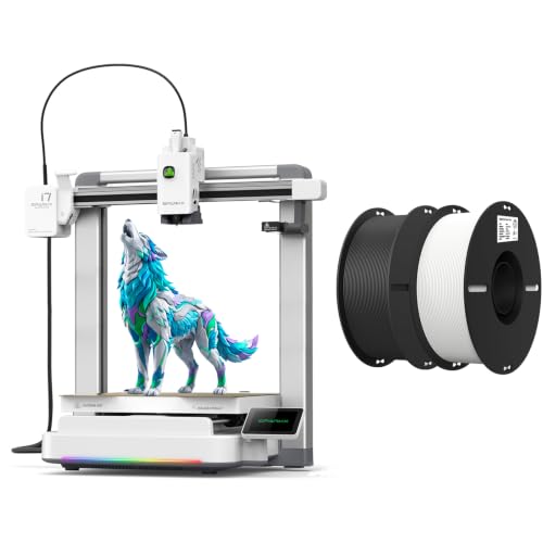 Creality SPARKX i7 3D Printer Bundle with Creality 2kg Black & White PLA 1.75mm Filament