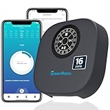 Smart Sprinkler Controller, 16-Zone/Station Irrigation System with APP Remote Control, GreenVation 2.4G/5GHz WiFi Water Timer for Outdoor Garden/Yard/Lawns (16 Zone)