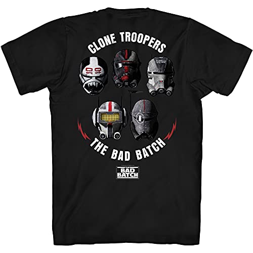 Star Wars The Bad Batch t-shirt homme vêtement imprimé casques de clone