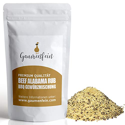 GAUMENFEIN® Oakland Beef Alabama Rub - BBQ Grill Gewürzmischung - 250g - natürliche Premium Qualität Cover