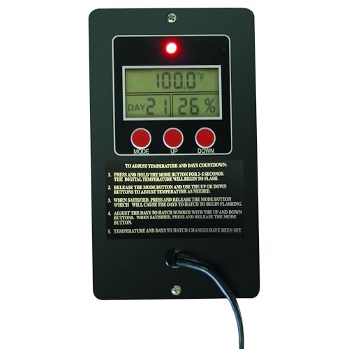 Farm Innovators 120 Volt 40 Watt Circulated Air Incubator for Up to 48 Eggs with Easy to Read Digital Display and Large Picture Window, White by Farm Innovators, Inc. - Image 6
