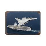 Kvsyaw Dassault Rafale Paster Rust Tin Sign