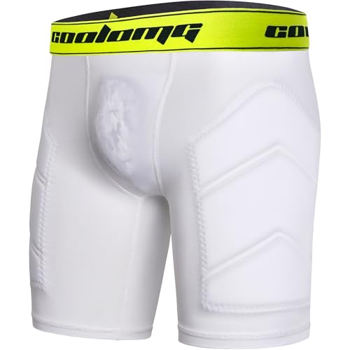 COOLOMG Youth Boys Baseball Sliding Shorts with Cup Pocket, NO Cup