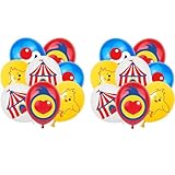Latex de 30,5 cm de qualité supérieure - Stable et sûr : nos ballons en latex cirque de 30,5 cm sont fabriqués en latex épais de qualité supérieure, durable, élastique et idéal pour les fêtes d'enfants. Les ballons peuvent être remplis d'air ou d'hélium et sont parfaits comme ballons de carnaval, ballons de carnaval ou pour une décoration créative de carnaval. Grâce à leur finition robuste, ils sont résistants à l'éclatement et résistent toute la journée – Parfait pour les fêtes à thème passionnantes du cirque, les fêtes intérieures et extérieures ainsi que tout type d'événement à thème du cirque de carnaval.
