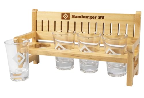 Hamburger SV HSV Schnapsbank Schnapsglas Schnapsgläser 4er-Set