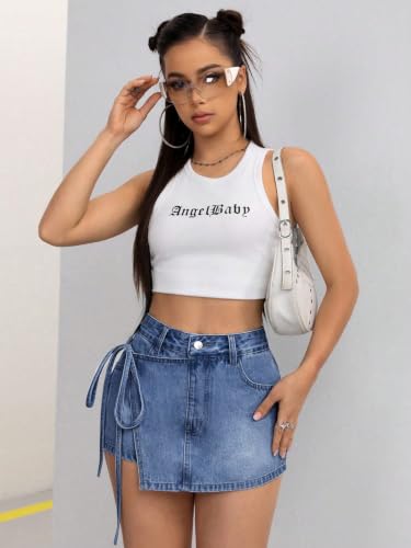 Zorvika blue denim skirt – image 3