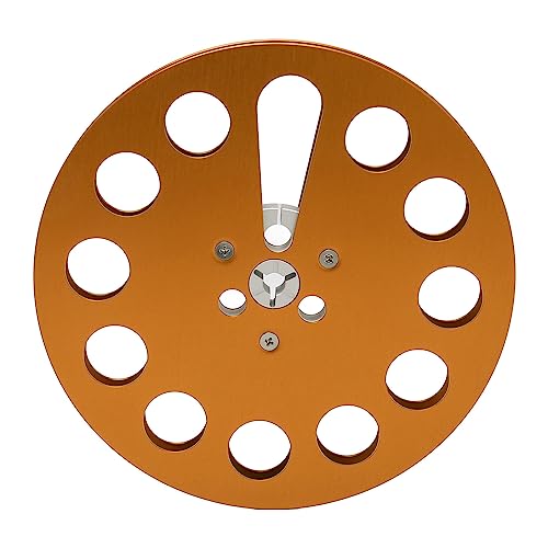 7 Inch Pickup Reel, Universal 11 Holes Wind Resistance, Empty Tape Reel for Recording, Erasing, Re-Recording, High Performance, Alloy
