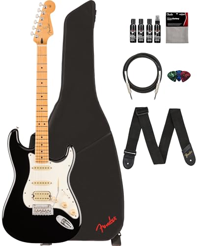Fender Player II Stratocaster HSS - Black Bundle with Gig Bag