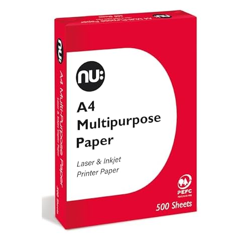 NU Multi-Purpose A4 Printer Paper, 500 Sheets Cover