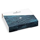 Morellato Derain A01X4434B09 Unisex bransoletka z prawdziwej skóry cielęcej, czarny, 22mm, pasek