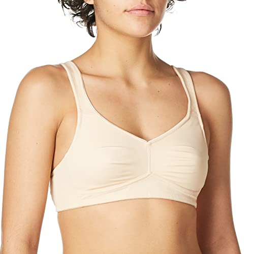 Amoena Women's Marlena Seamless Wire Free Bra, Nude, 38C #TOP1