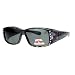 Rhinestone Womens Floral Fitover OTG 57mm Sunglasses Purple Butterfly