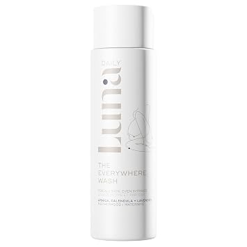 Luna Daily Intimate Feminine Wash, Coconut & Lactic Acid Formula | pH-Balanced Body Wash for Women |Nourishing Cleanser for Pregnancy, Postpartum & Sensitive Skin | Gentle & Maternity-Safe, 250ml