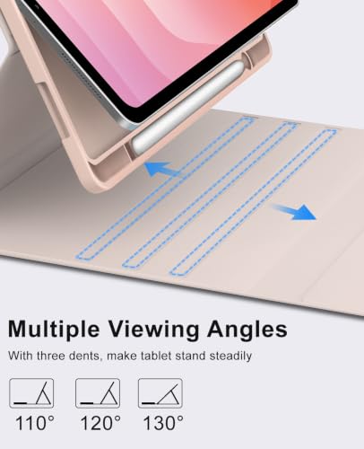 Image of Keyboard Case for Samsung Galaxy Tab S11 Ultra /S10 Ultra /S9 Ultra /S8 Ultra 14.6 inch, Magnetically Detachable Wireless Bluetooth Keyboard, Multi-Angle Stand, PU Leather Folio Cover with S Pen Holder