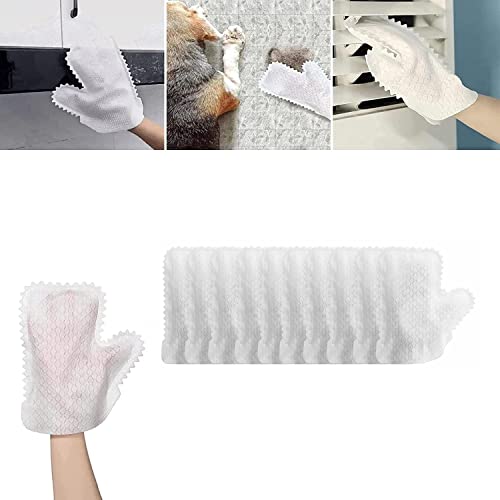 Atcryih Home Dust Removal Gloves, Microfiber Fish Scale Cleaning Duster Glove, Washable, Reusable Wet & Dry Kitchen Mitt #TOP29
