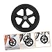 NOLITOY 4pcs Wheelchair Front Wheel Replacement Heavy Duty Wheel Wheelchair Accessories Smooth Quiet and Wear-Resistant