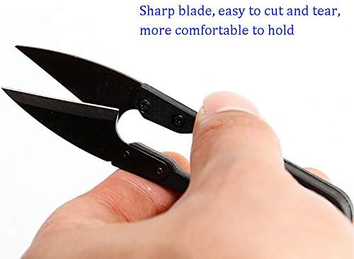 CEEYSEE 3Pcs High-Carbon Steel Sewing Scissors Yarn Thread Cutter Small Snips Trimming Nipper for Stitch DIY(KJD)